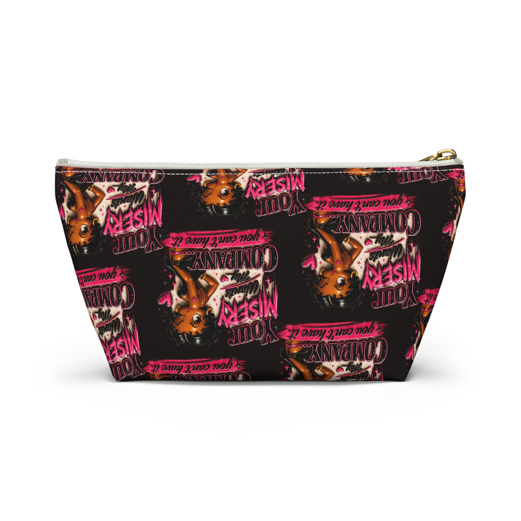 Black Betty Boop Your Misery Wants My Company Accessory Pattern Pouch