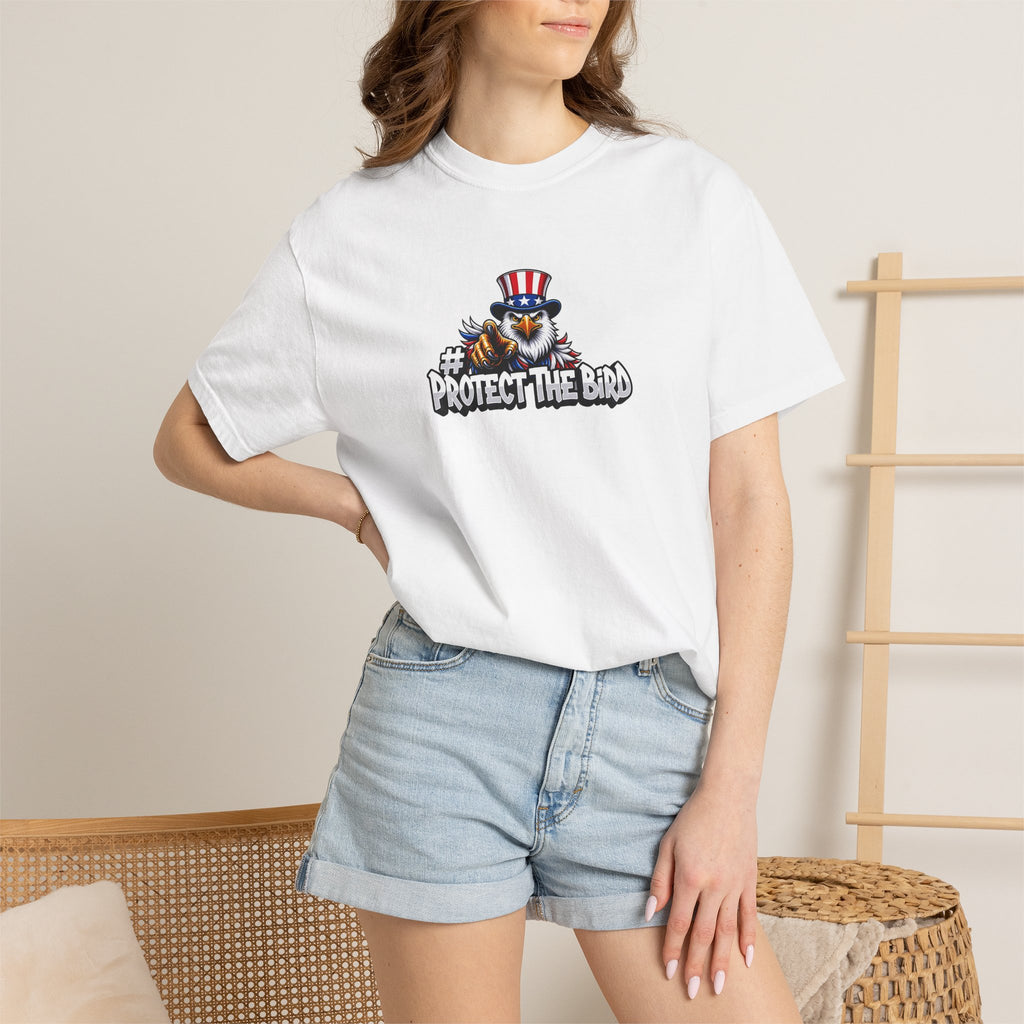 Protect the Bird T-Shirt — Patriotic Eagle Graphic Tee
