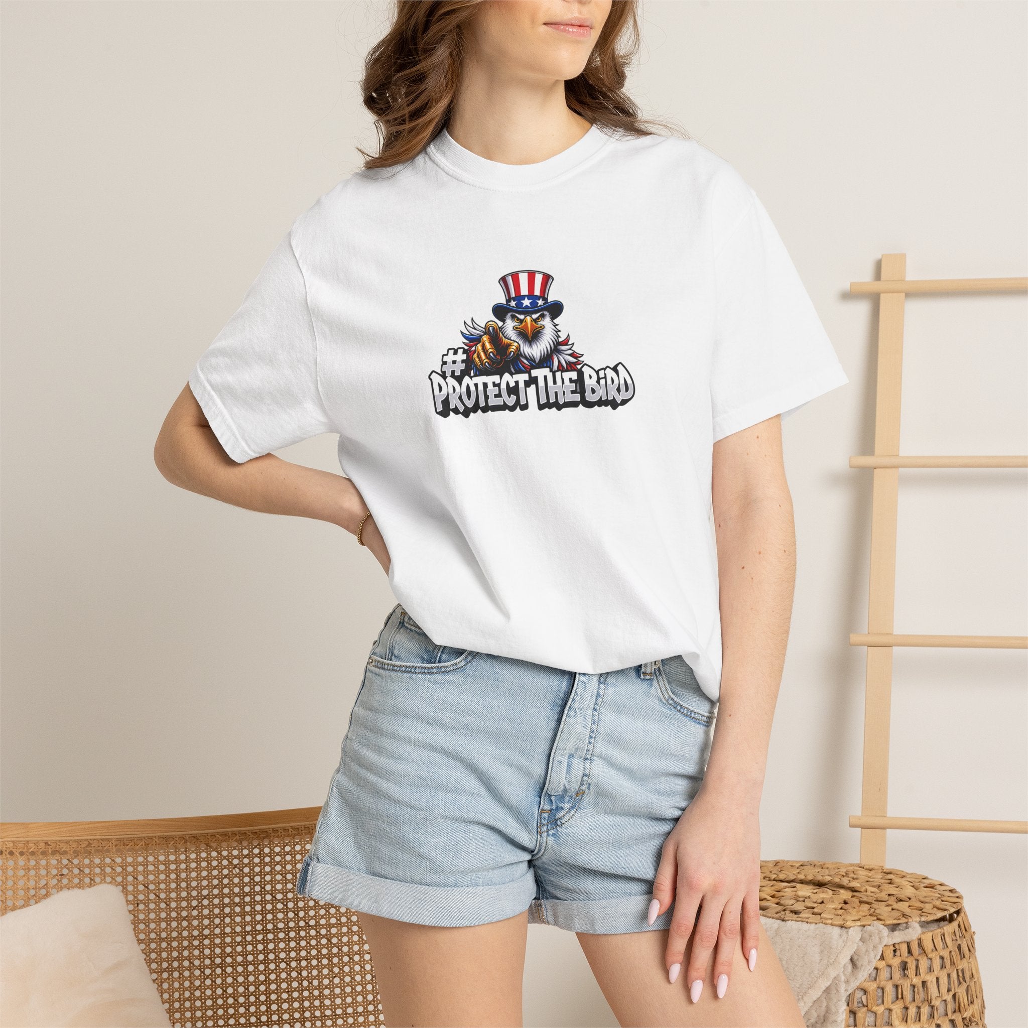 Protect the Bird T-Shirt — Patriotic Eagle Graphic Tee