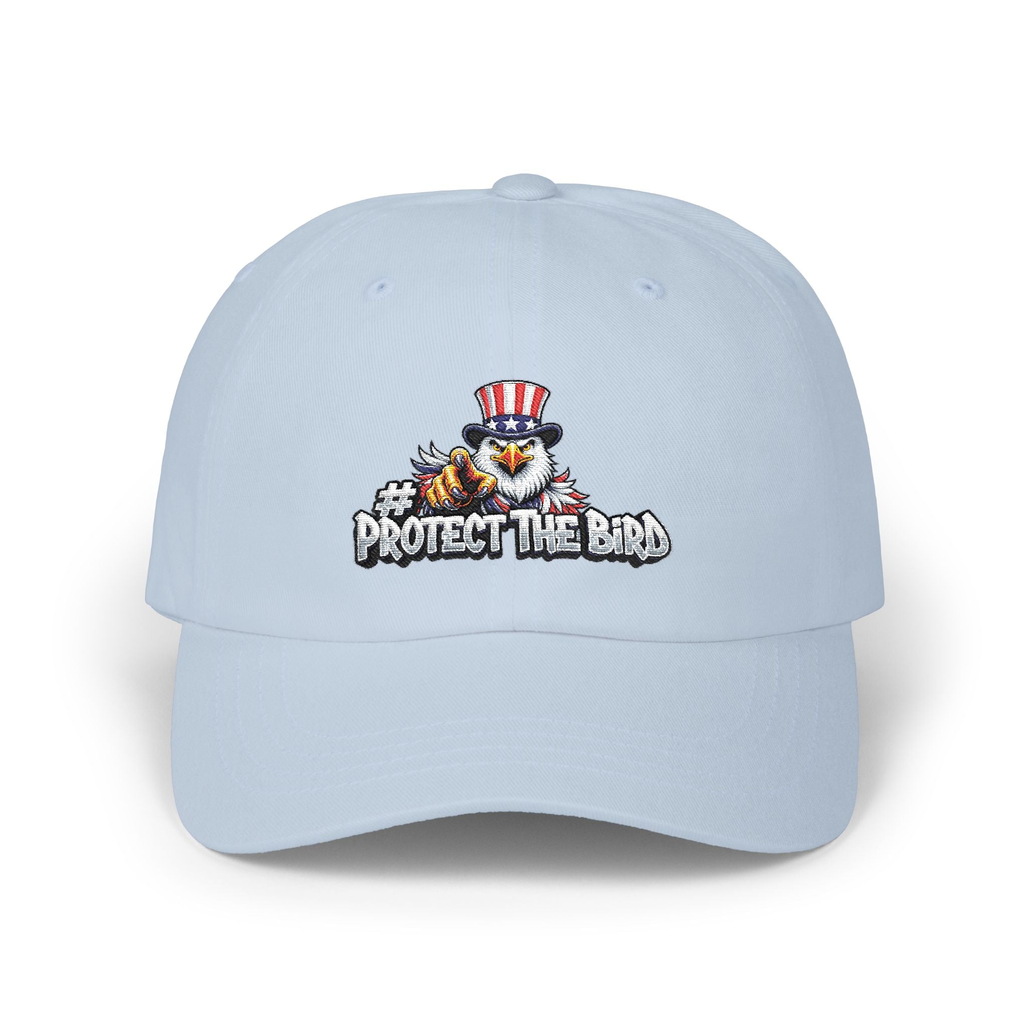Protect The Bird Dad Cap — Patriotic Uncle Sam Bird Baseball Hat
