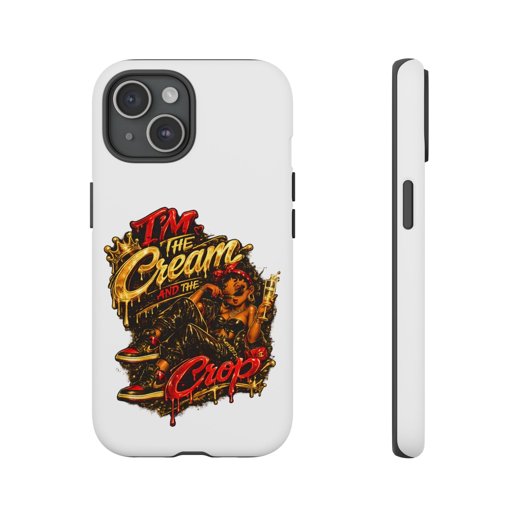 Phone Case — "The Cream and the Crop" Retro Graffiti Design