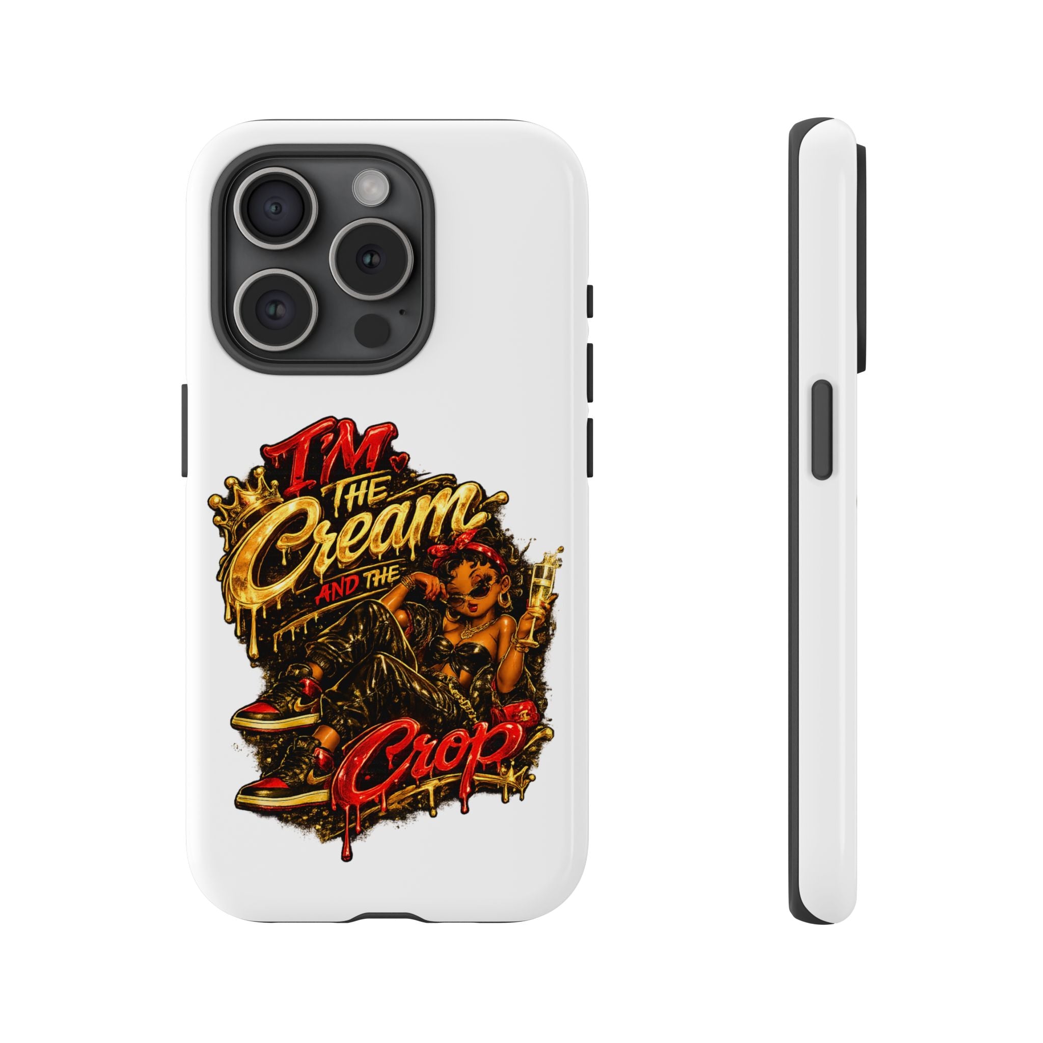 Phone Case — "The Cream and the Crop" Retro Graffiti Design