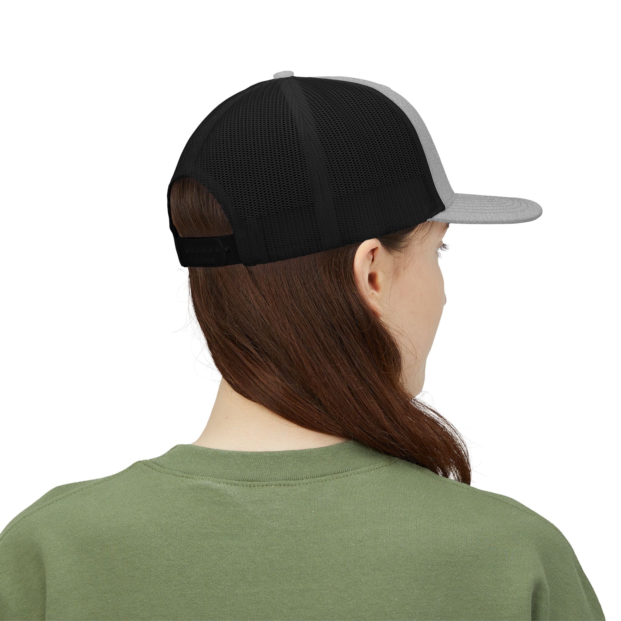 Me -uh- CRATS Signature Embroidered Retro Coin Logo Trucker Cap