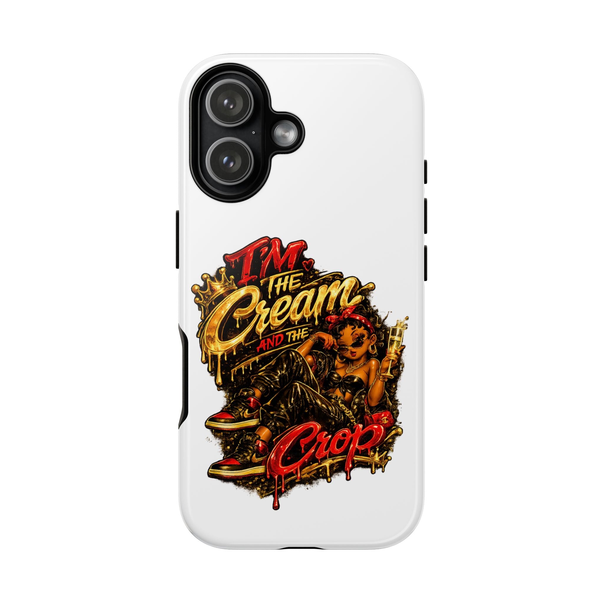 Phone Case — "The Cream and the Crop" Retro Graffiti Design