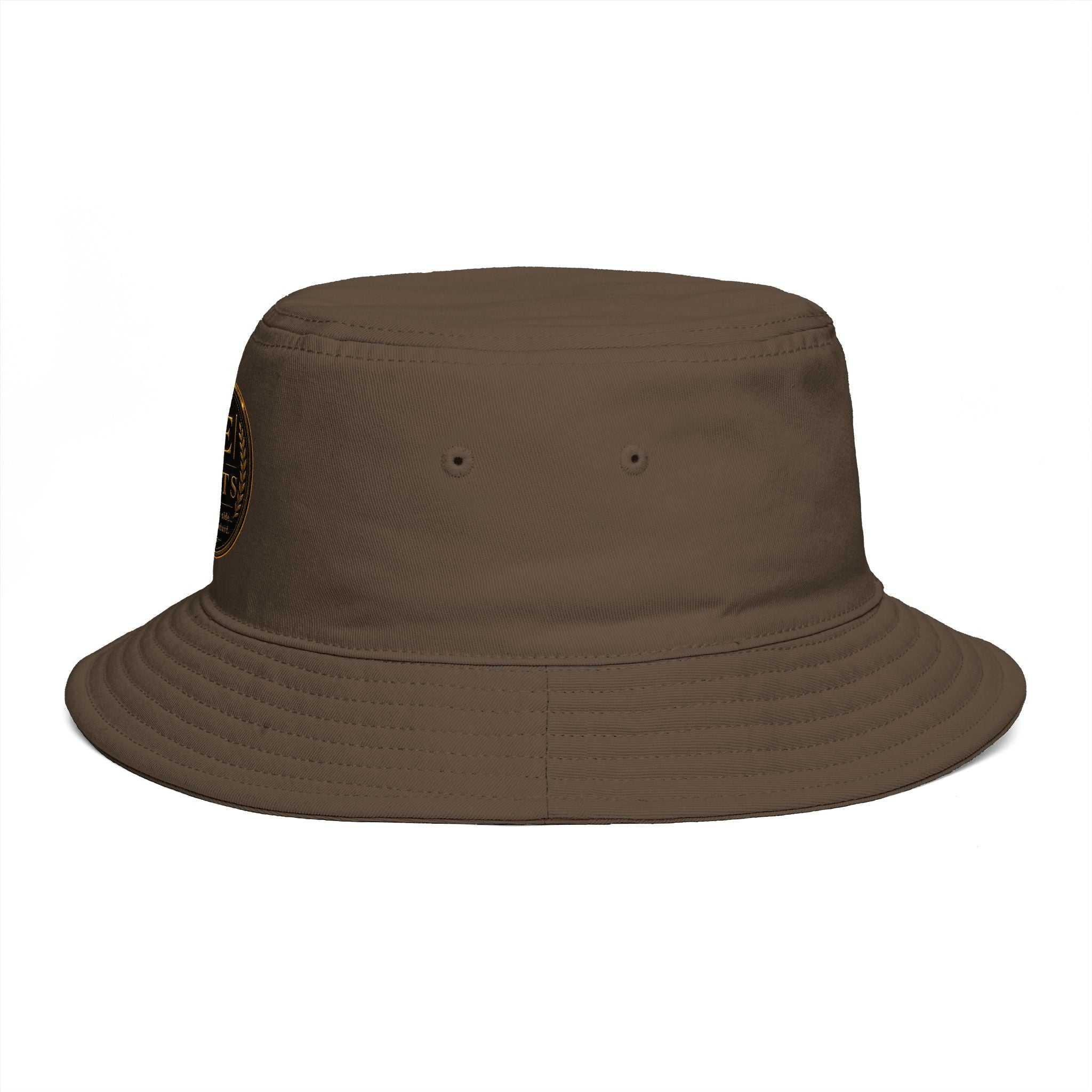 Me -uh- CRATS Bucket Hat — Vintage Gold Crest Signature Edition