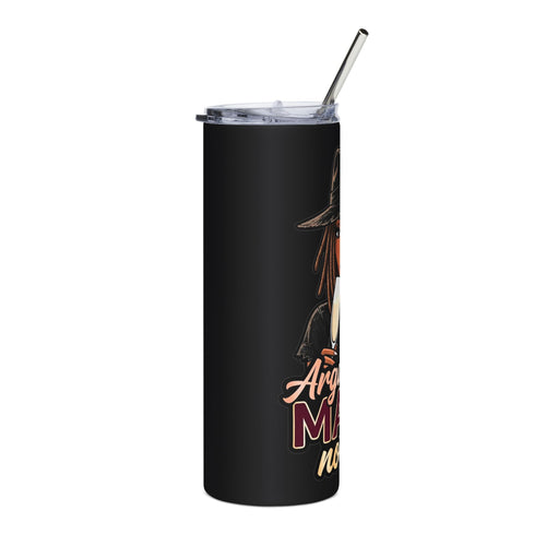 "Arga Wit'cha MAMA Not Me!" 20oz Stainless Steel Tumbler – Sassy Black Mom Graphic Travel Cup