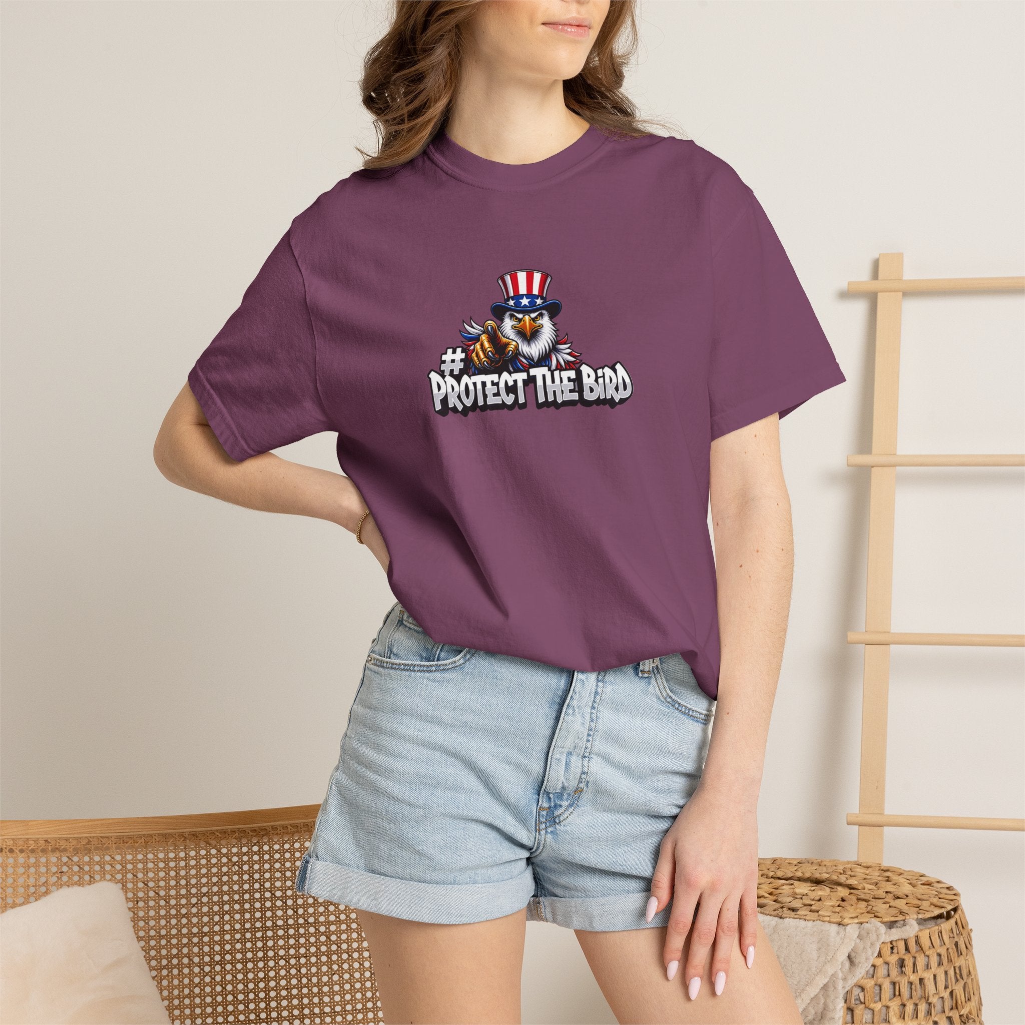 Protect the Bird T-Shirt — Patriotic Eagle Graphic Tee
