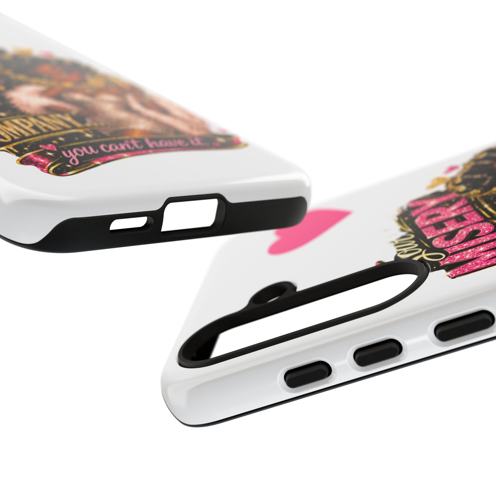 Phone Case — "Your Misery Wants My Company" Retro Graffiti Design