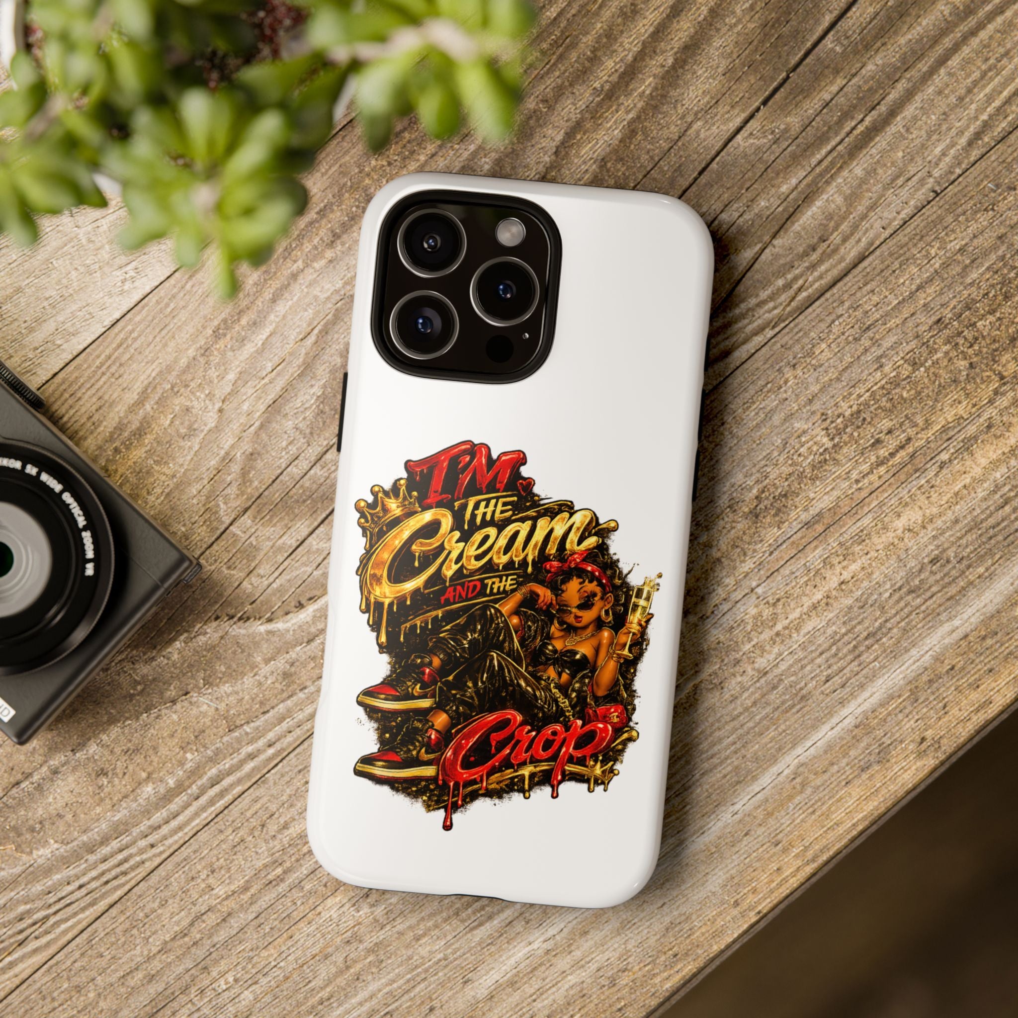 Phone Case — "The Cream and the Crop" Retro Graffiti Design