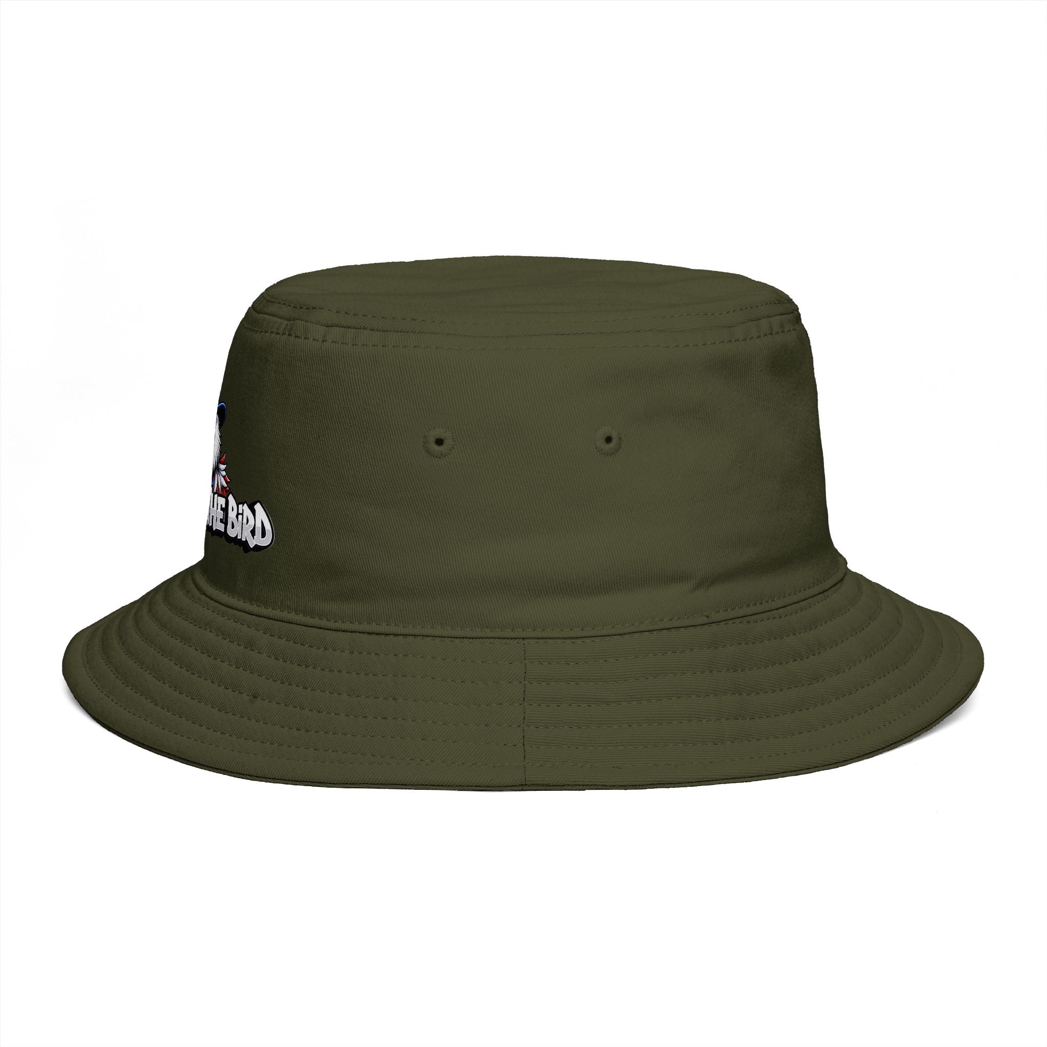 Protect The Bird Patriotic Eagle Bucket Hat — American Flag Uncle Sam Design