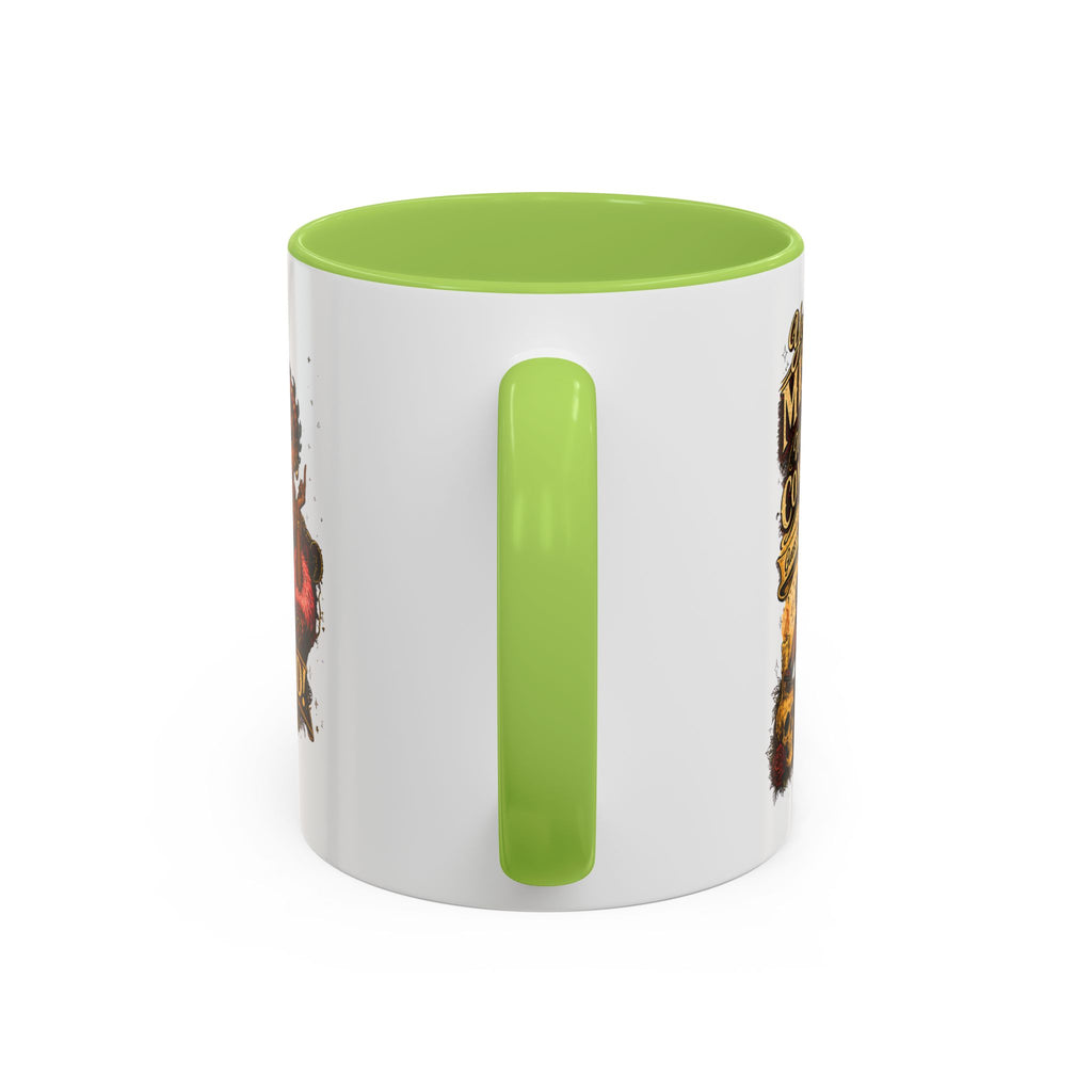 Accent Coffee Mug — "Your Misery Pays My Company" Vintage Pin-Up Gothic Coffee Mug