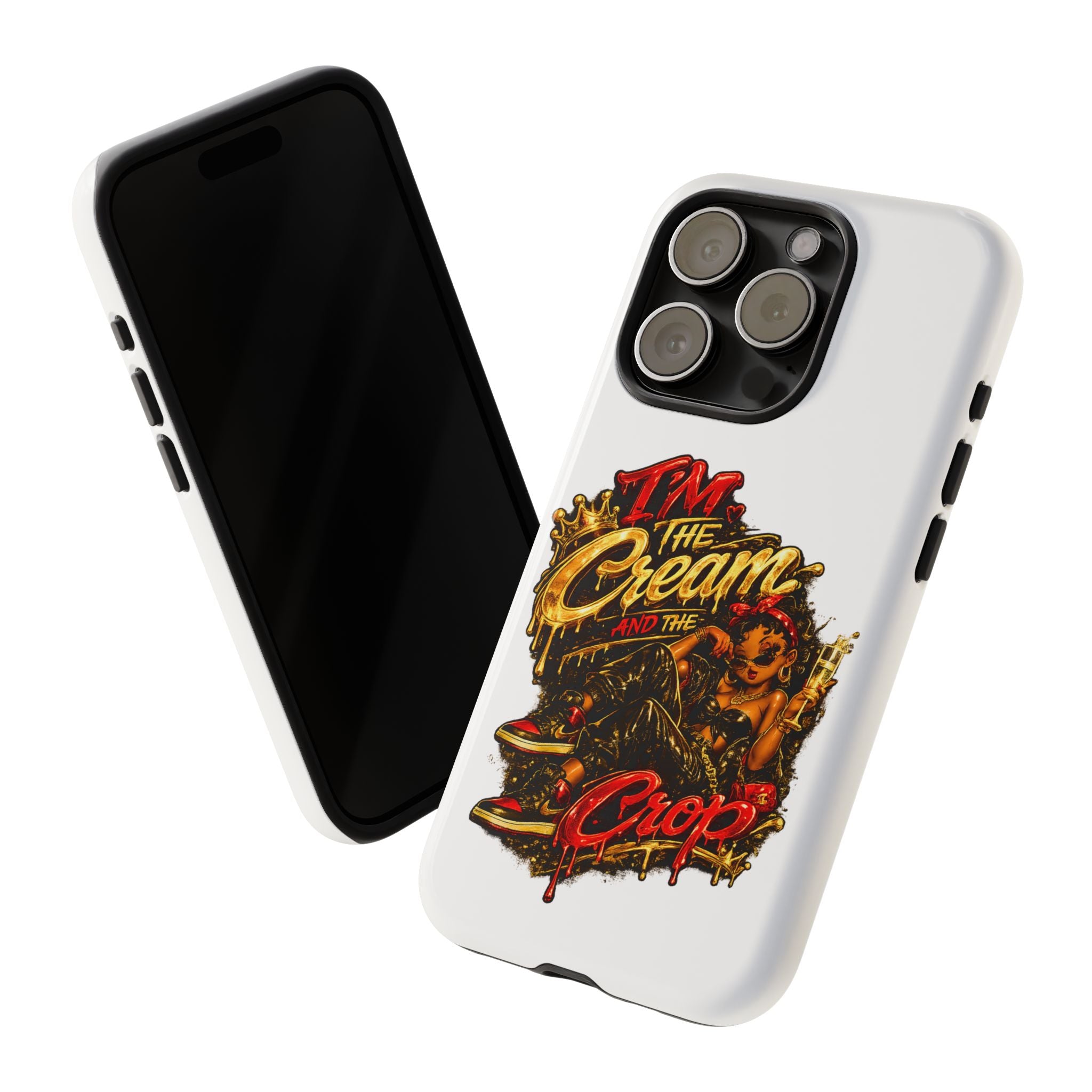 Phone Case — "The Cream and the Crop" Retro Graffiti Design
