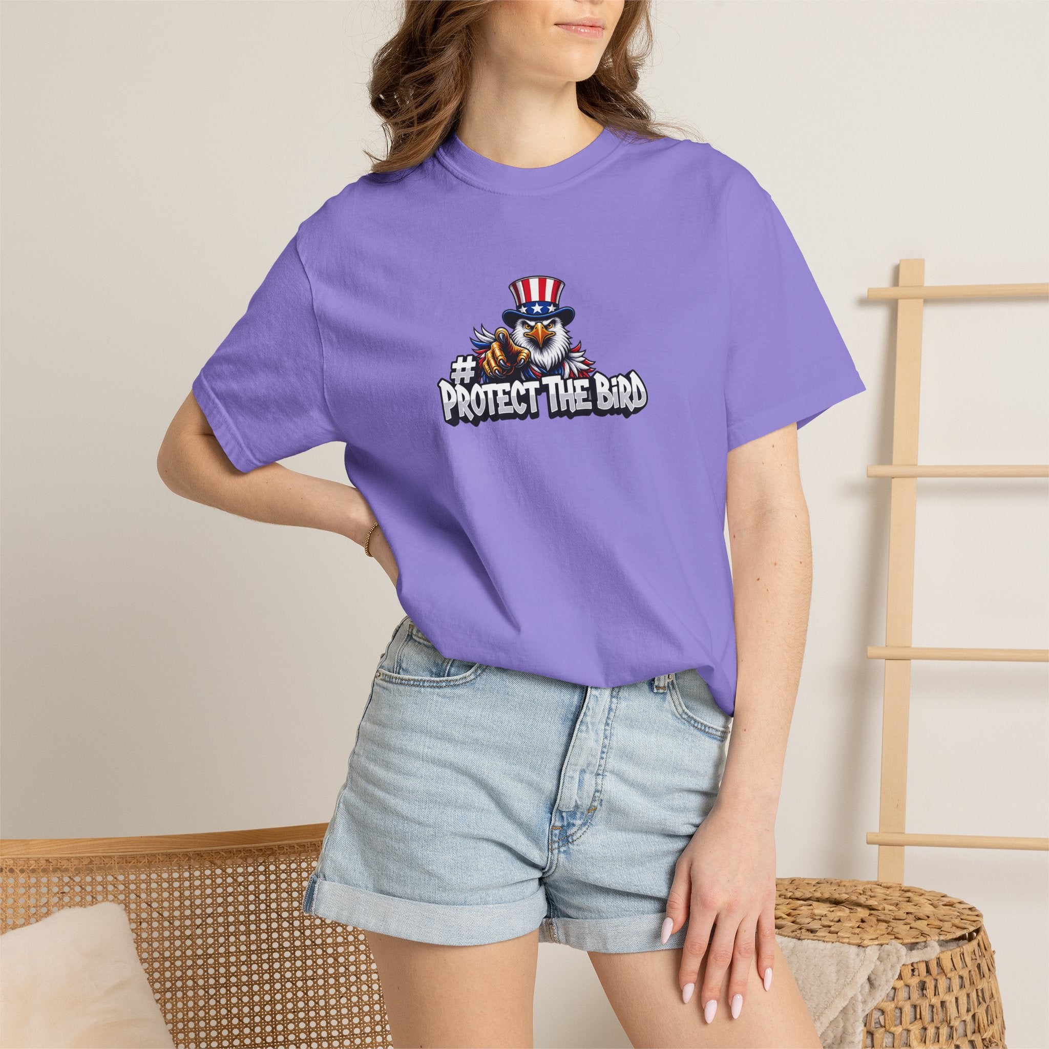 Protect the Bird T-Shirt — Patriotic Eagle Graphic Tee