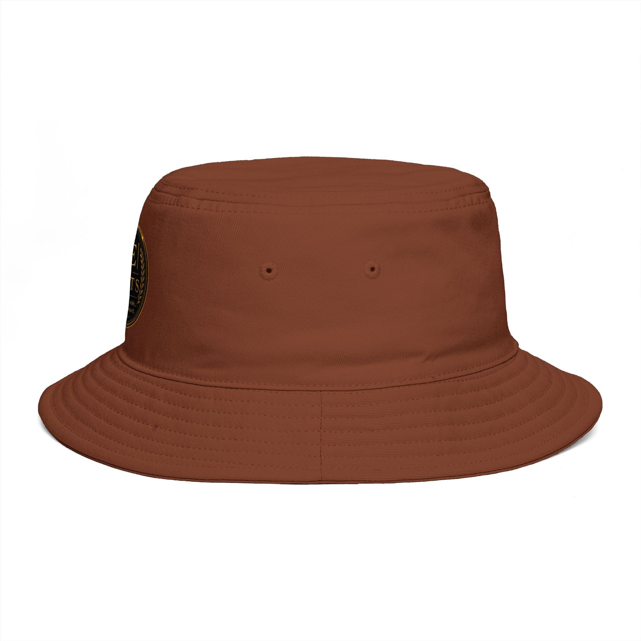 Me -uh- CRATS Bucket Hat — Vintage Gold Crest Signature Edition
