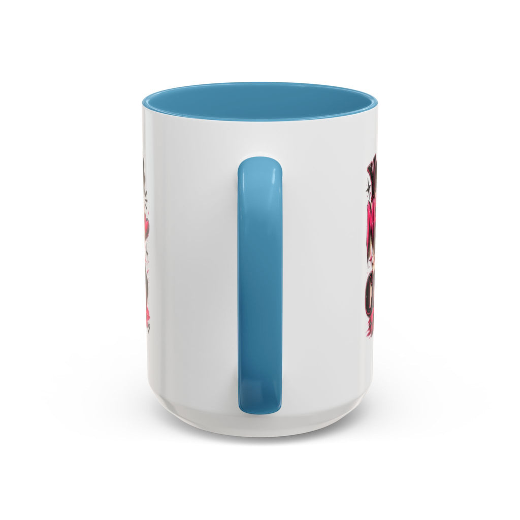 Accent Coffee Mug — "Your Misery Wants My Company" Retro Pin-Up Coffee Mug (11/15oz)