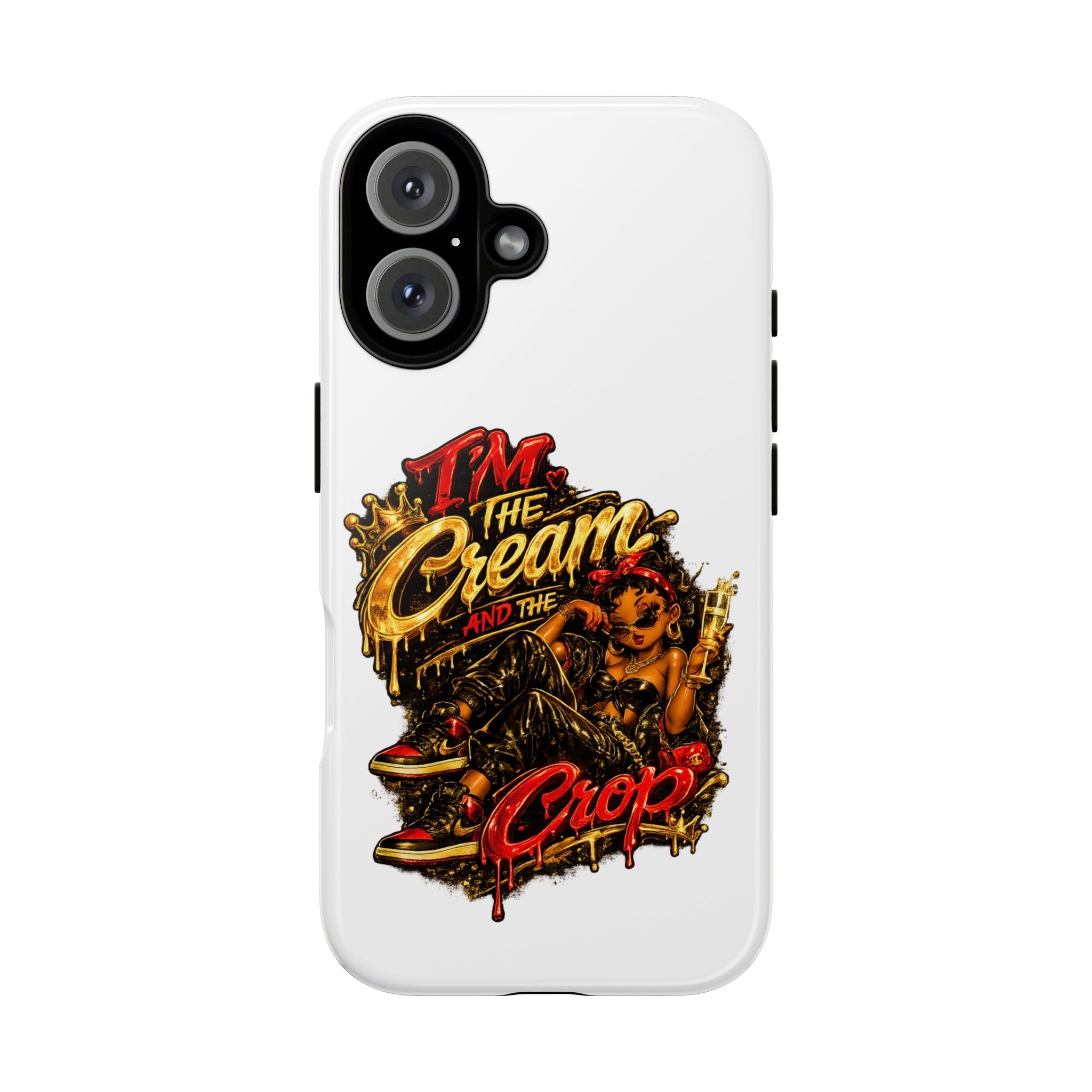 Phone Case — "The Cream and the Crop" Retro Graffiti Design
