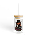 Sipper Glass — "Arga Wit'cha Mama Not Me" Black 16oz Travel Tumbler