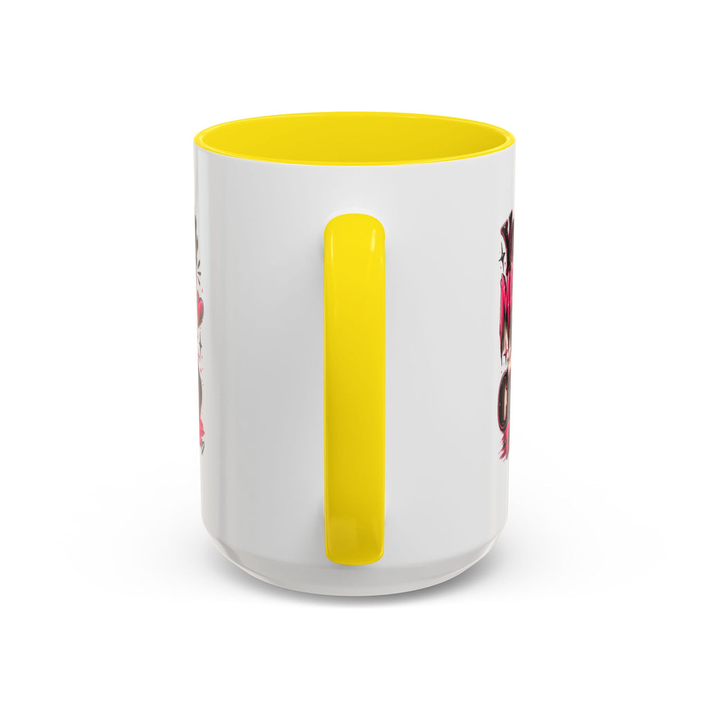 Accent Coffee Mug — "Your Misery Wants My Company" Retro Pin-Up Coffee Mug (11/15oz)