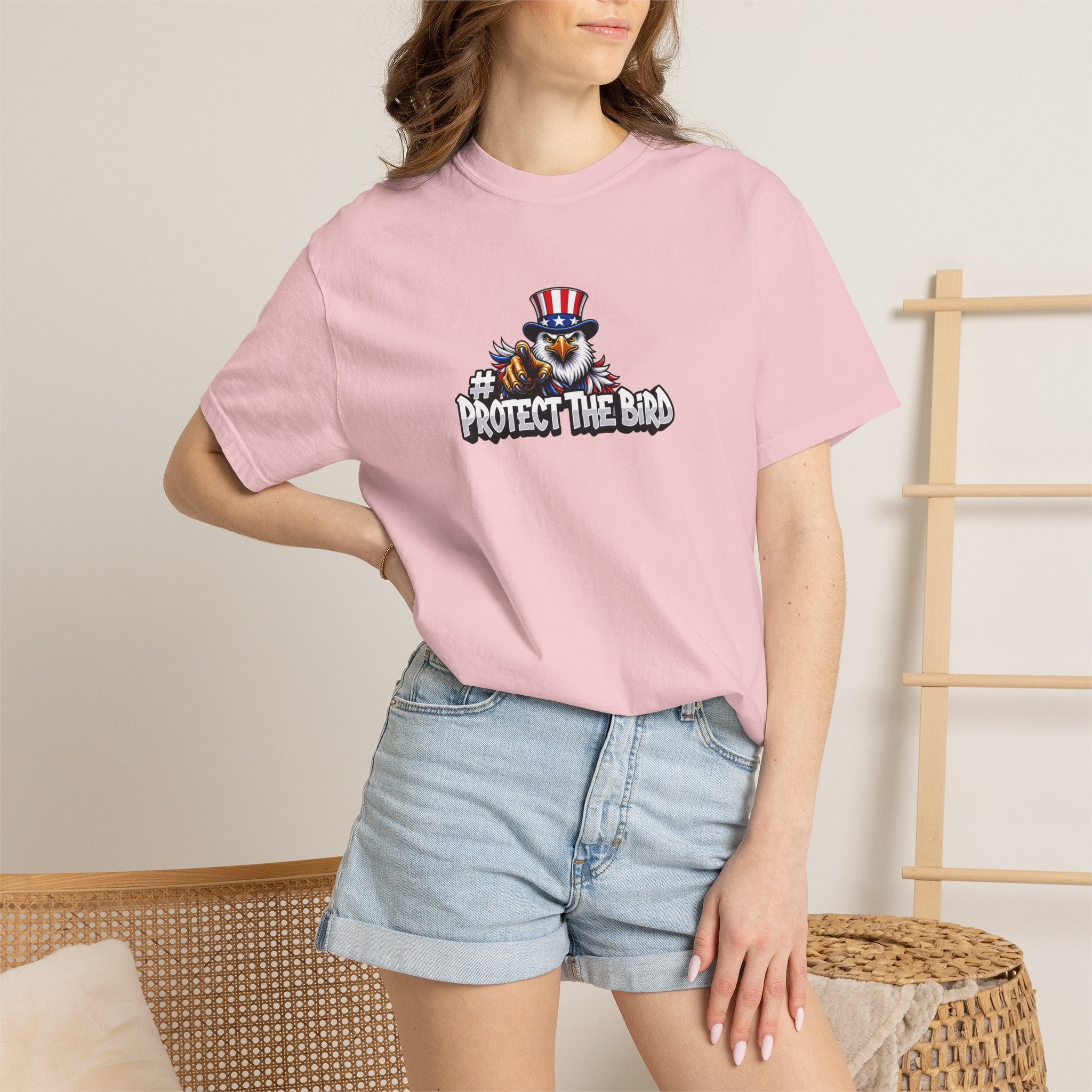 Protect the Bird T-Shirt — Patriotic Eagle Graphic Tee