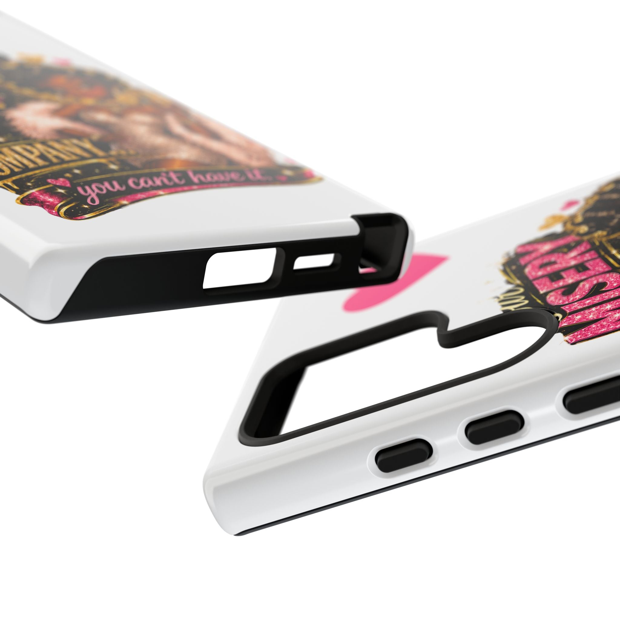 Phone Case — "Your Misery Wants My Company" Retro Graffiti Design