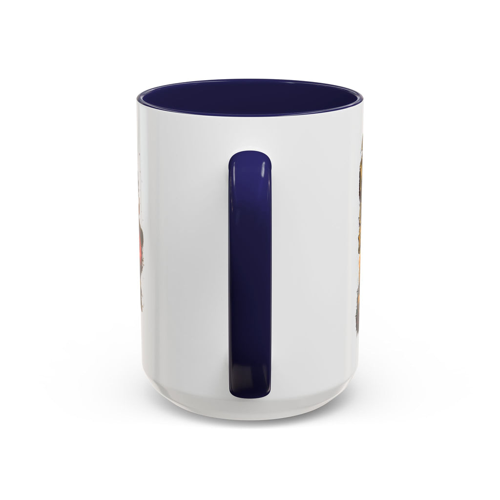 Accent Coffee Mug — "Your Misery Pays My Company" Vintage Pin-Up Gothic Coffee Mug