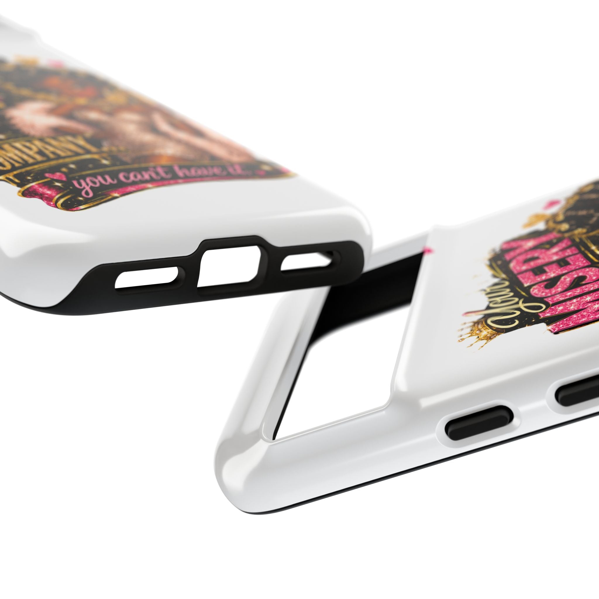 Phone Case — "Your Misery Wants My Company" Retro Graffiti Design