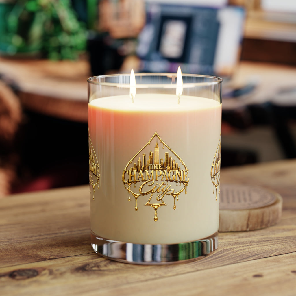 The Champagne City Scented Candle — 11oz Luxury Glass Jar