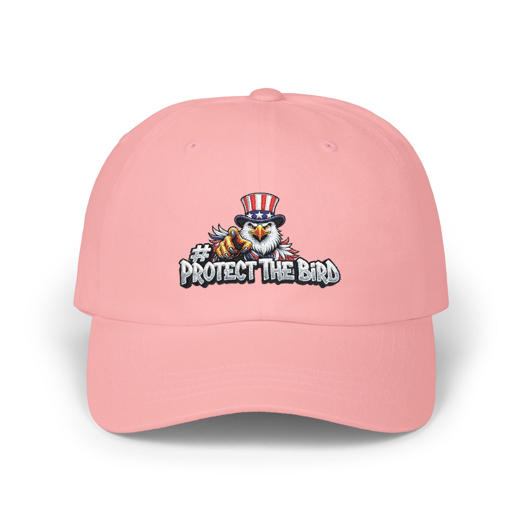 Protect The Bird Dad Cap — Patriotic Uncle Sam Bird Baseball Hat