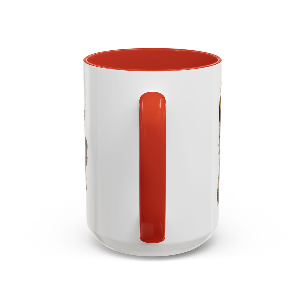 Accent Coffee Mug — "Your Misery Pays My Company" Vintage Pin-Up Gothic Coffee Mug