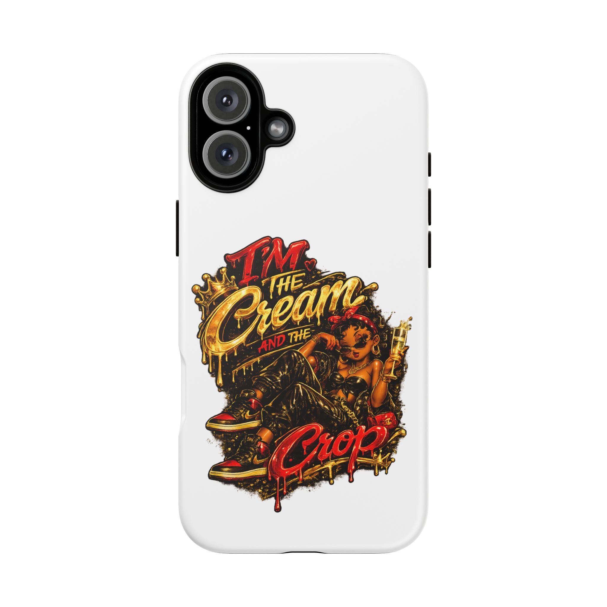 Phone Case — "The Cream and the Crop" Retro Graffiti Design