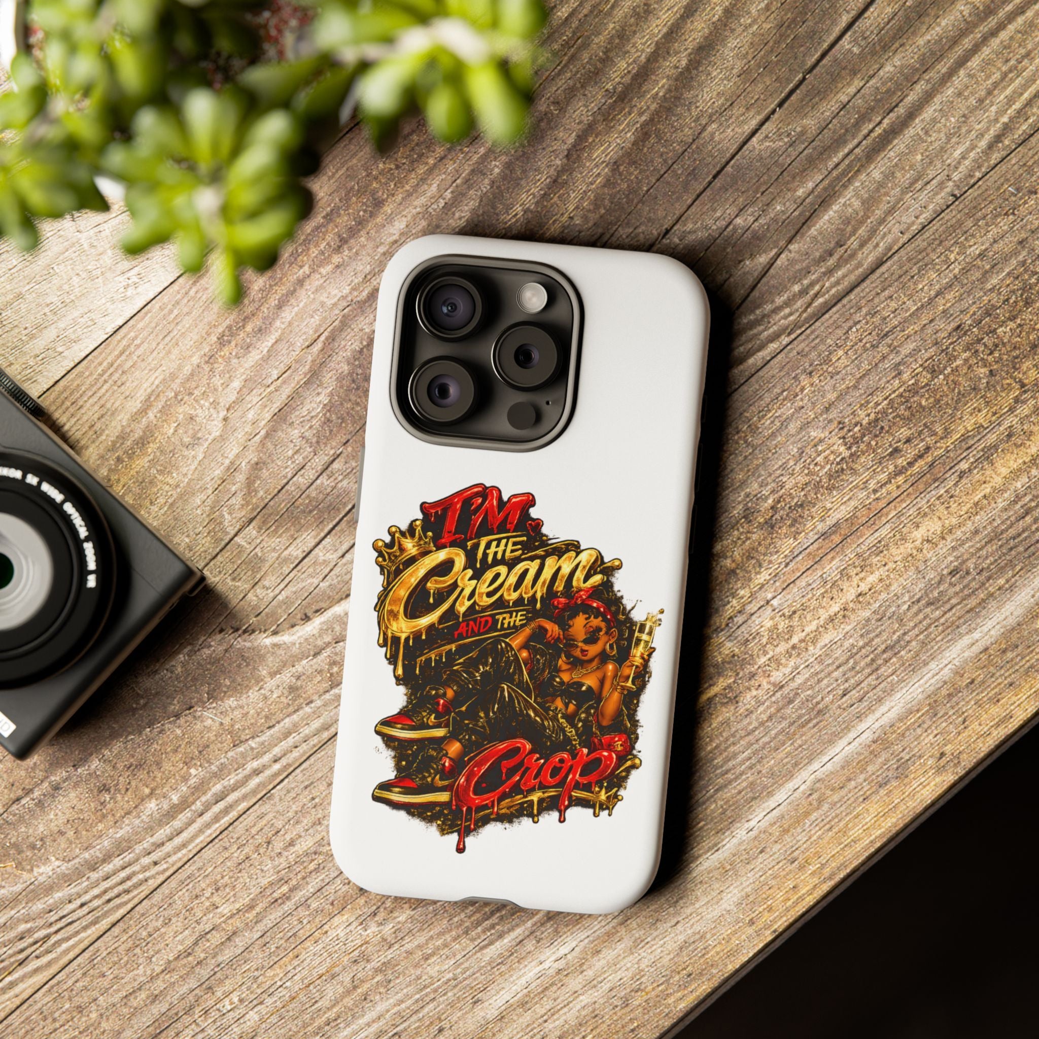 Phone Case — "The Cream and the Crop" Retro Graffiti Design