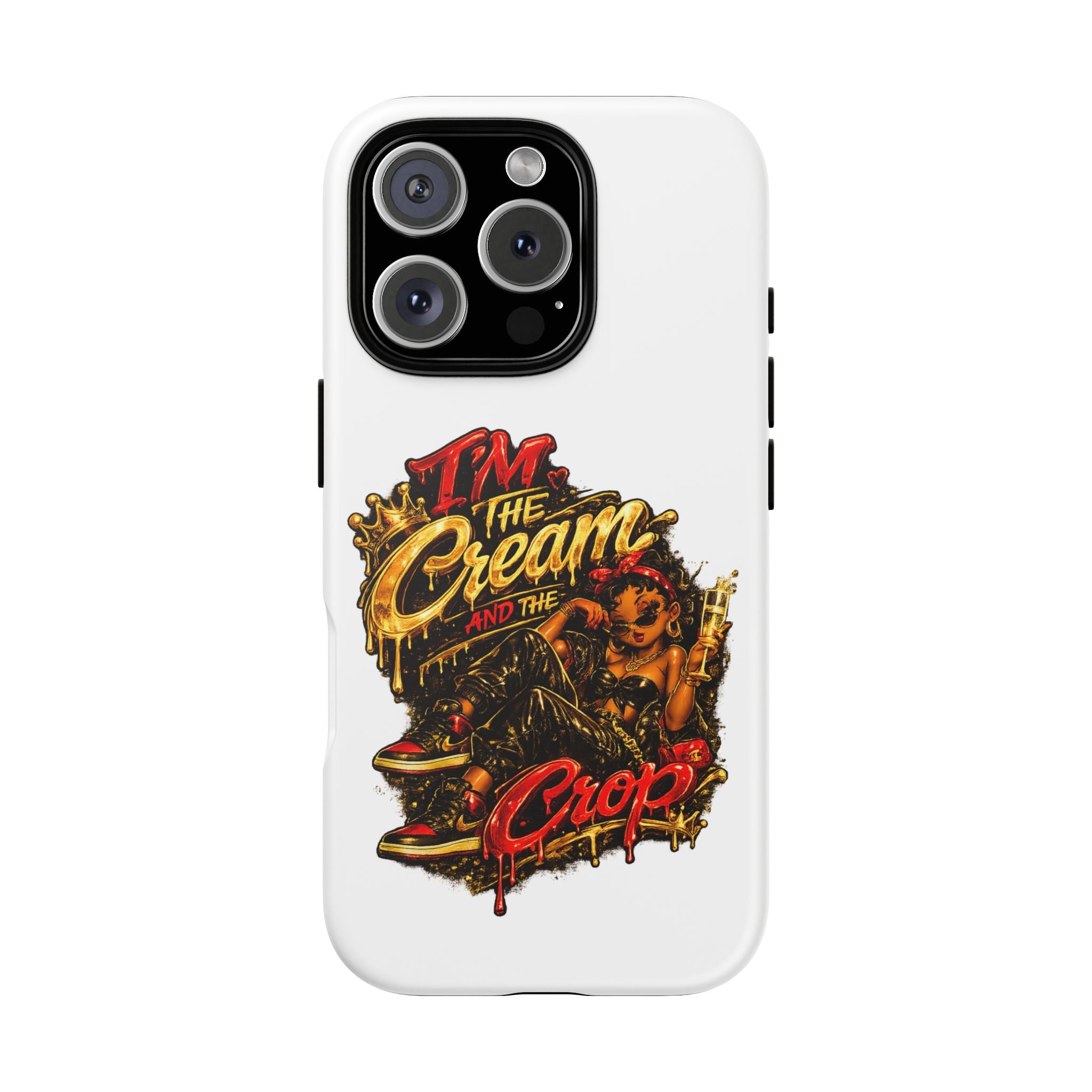 Phone Case — "The Cream and the Crop" Retro Graffiti Design