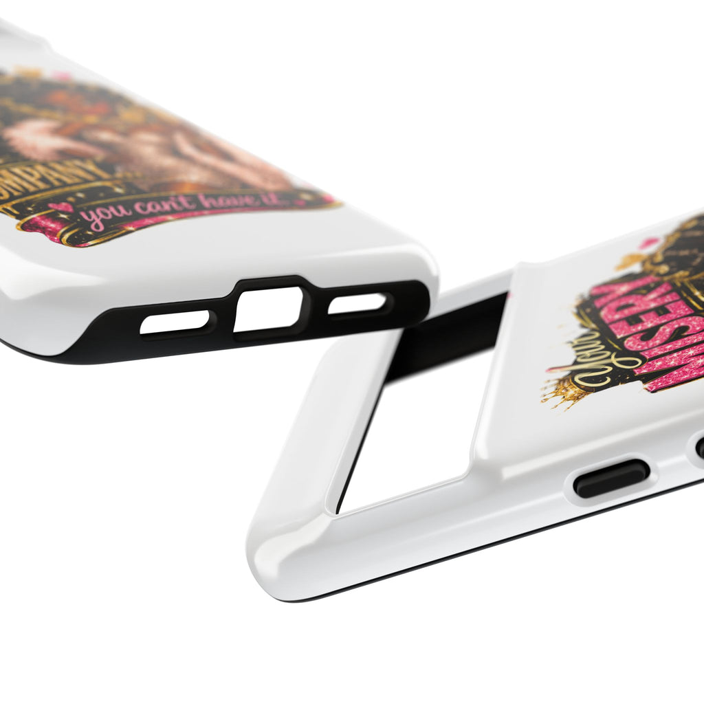 Phone Case — "Your Misery Wants My Company" Retro Graffiti Design