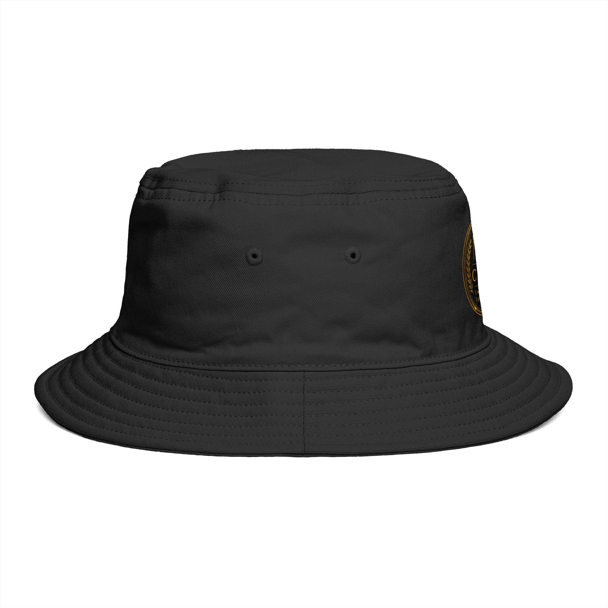 Me -uh- CRATS Bucket Hat — Vintage Gold Crest Signature Edition