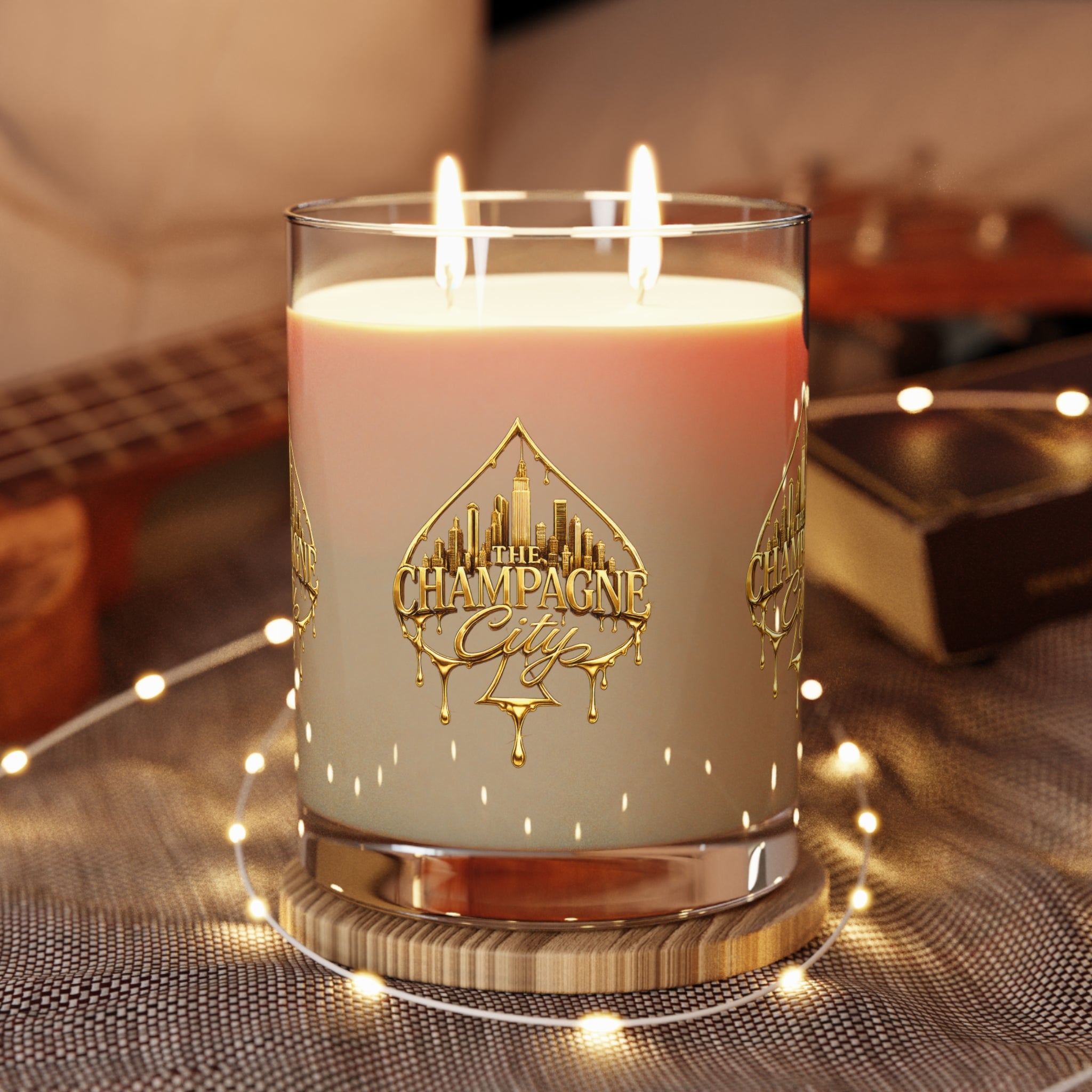The Champagne City Scented Candle — 11oz Luxury Glass Jar