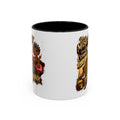 Accent Coffee Mug — "Your Misery Pays My Company" Vintage Pin-Up Gothic Coffee Mug