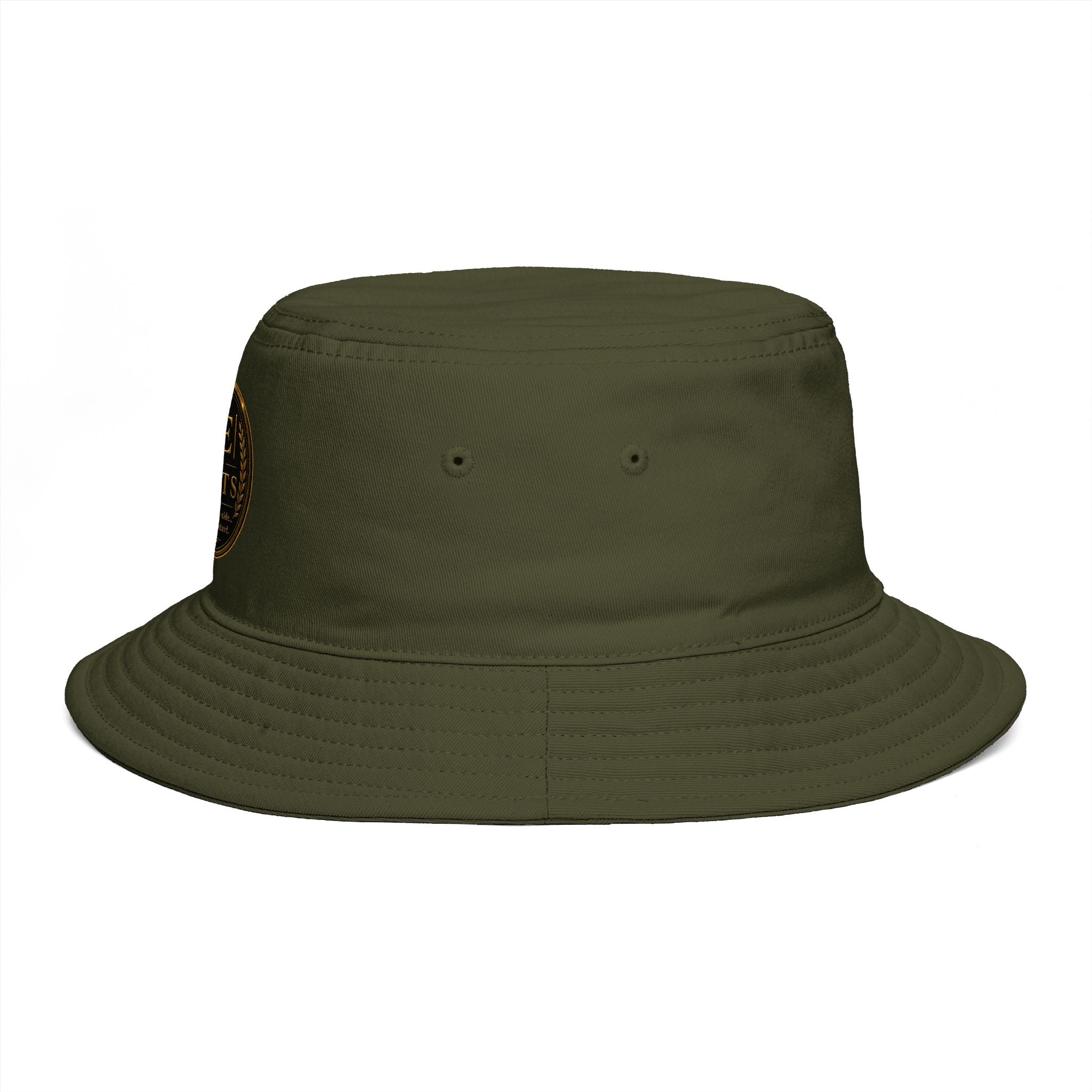Me -uh- CRATS Bucket Hat — Vintage Gold Crest Signature Edition