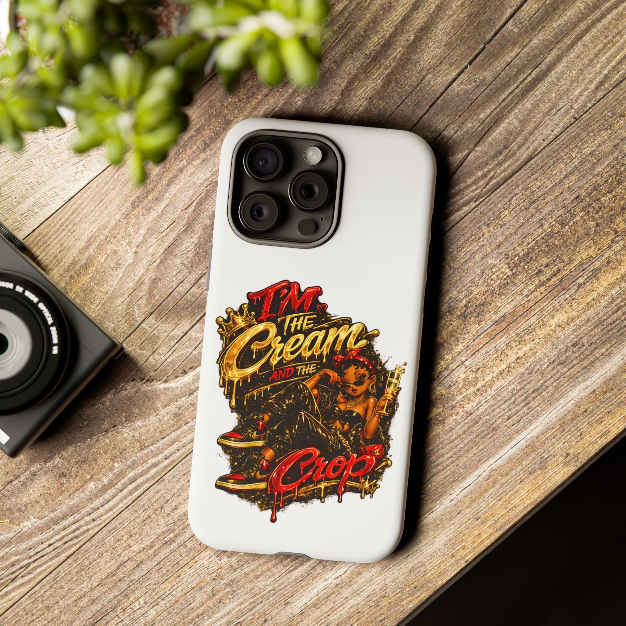 Phone Case — "The Cream and the Crop" Retro Graffiti Design