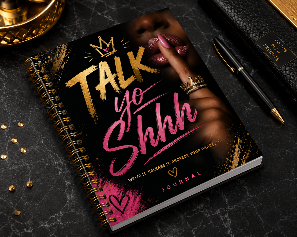 Talk Yo Shhh Hardcover Journal — Empowerment Gratitude Diary