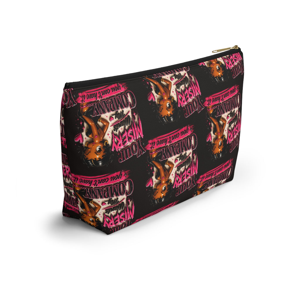 Black Betty Boop Your Misery Wants My Company Accessory Pattern Pouch