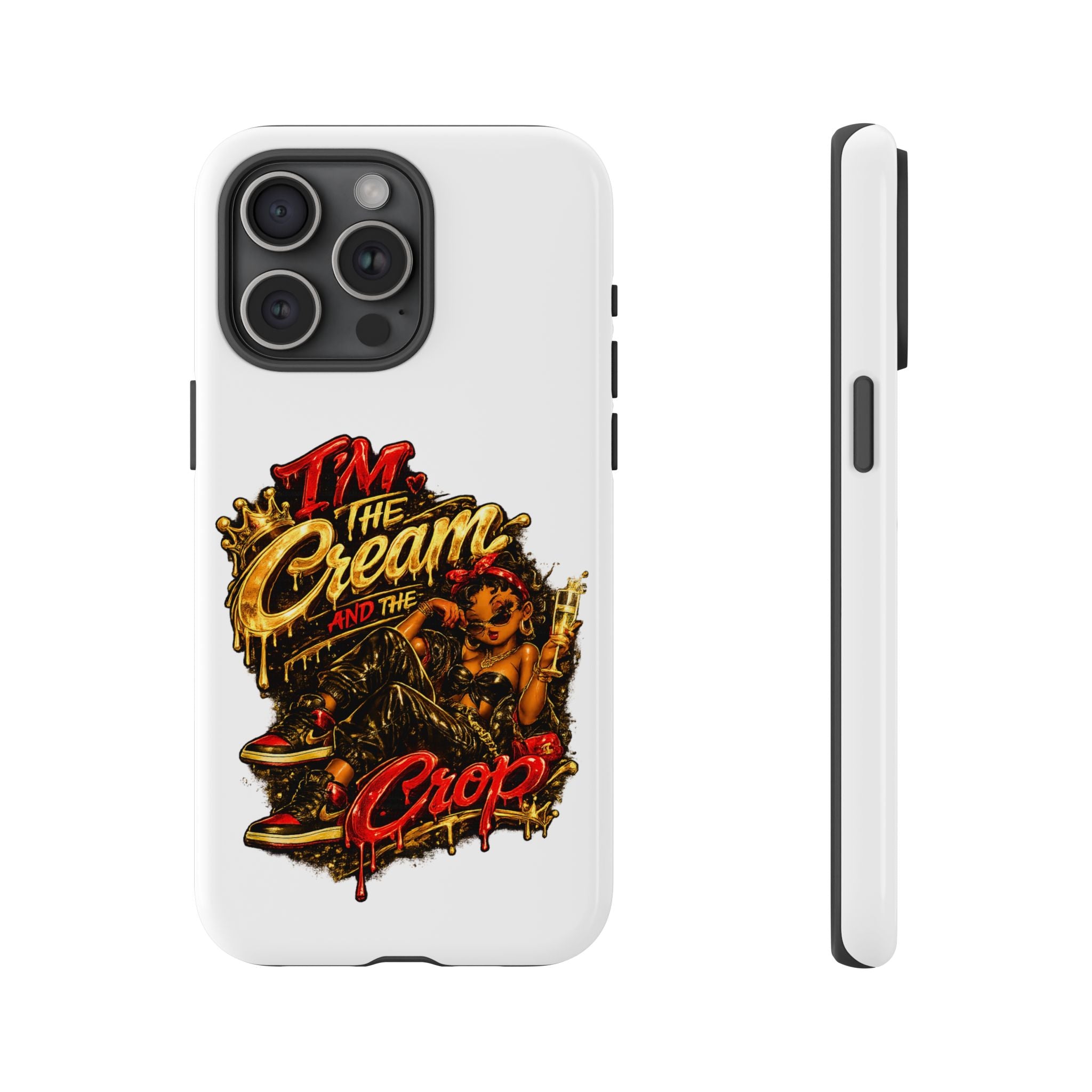 Phone Case — "The Cream and the Crop" Retro Graffiti Design