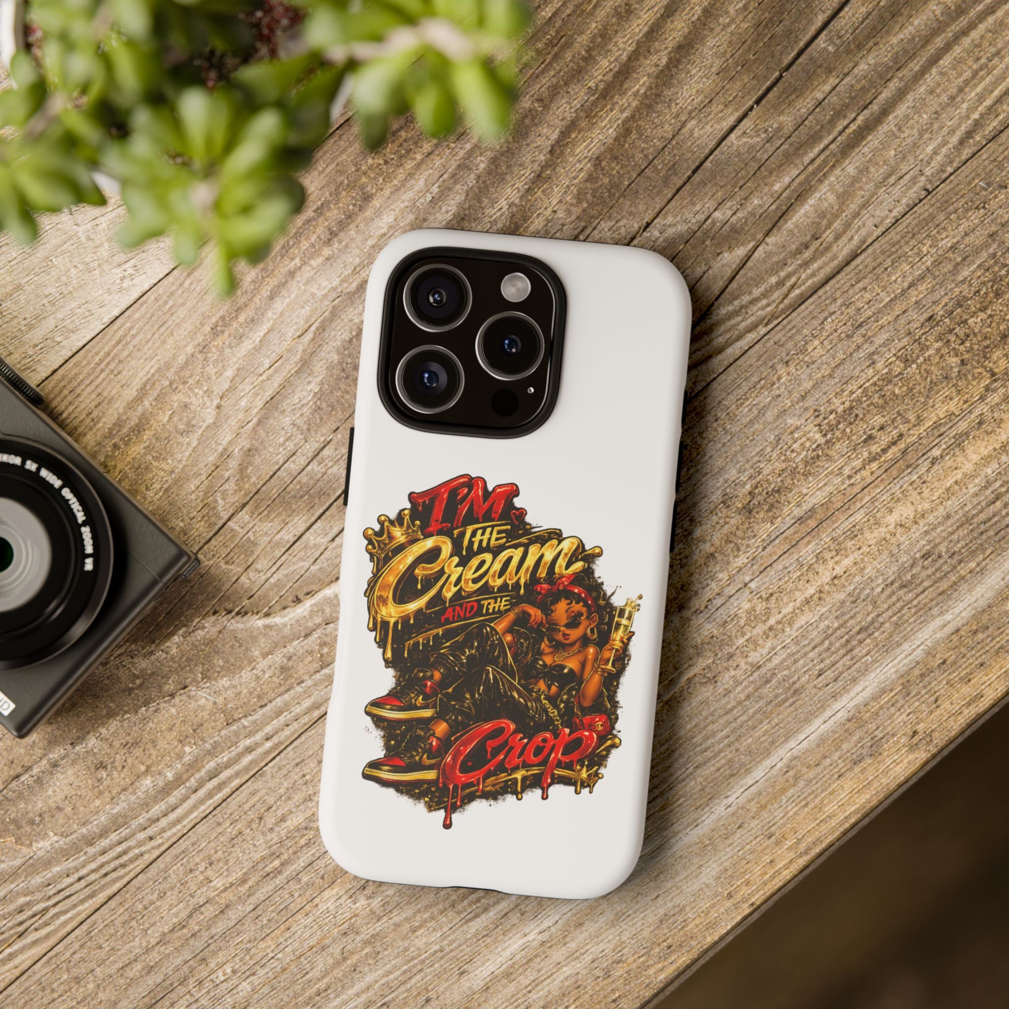 Phone Case — "The Cream and the Crop" Retro Graffiti Design