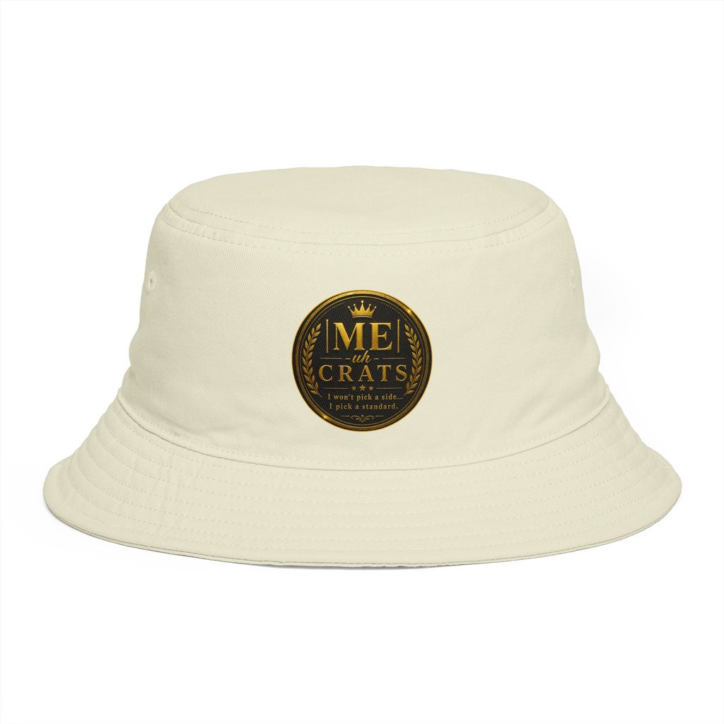 Me -uh- CRATS Bucket Hat — Vintage Gold Crest Signature Edition