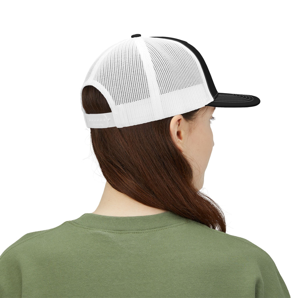 Me -uh- CRATS Signature Embroidered Retro Coin Logo Trucker Cap