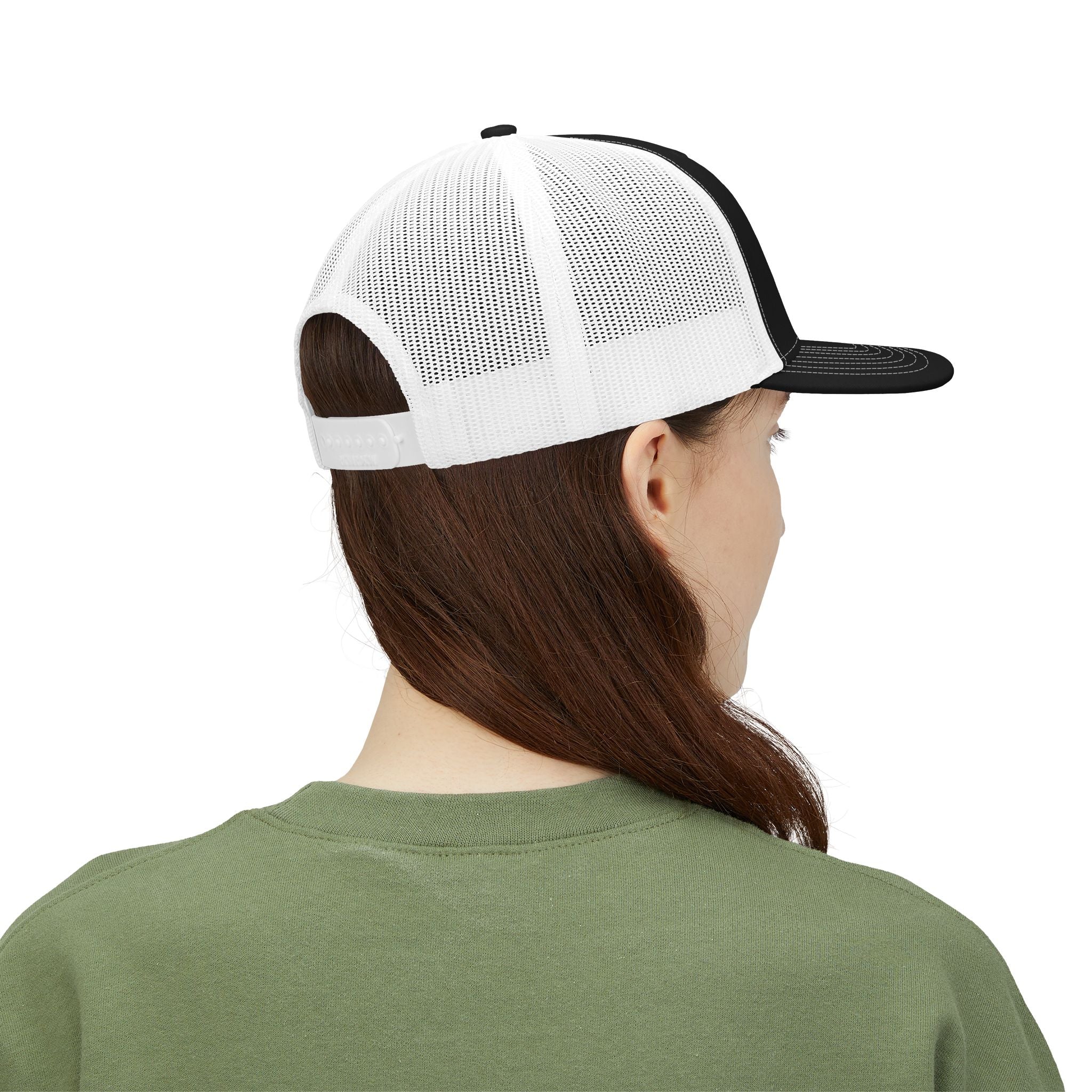 Me -uh- CRATS Signature Embroidered Retro Coin Logo Trucker Cap