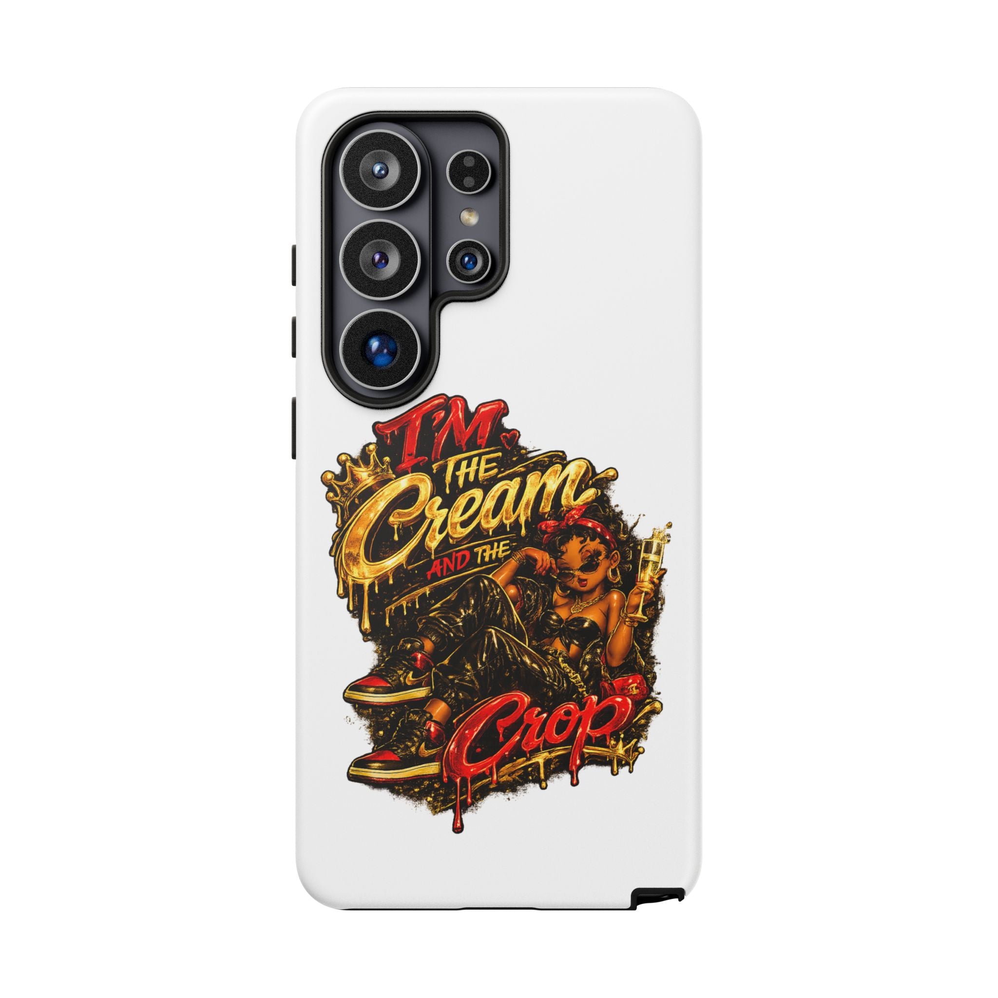 Phone Case — "The Cream and the Crop" Retro Graffiti Design