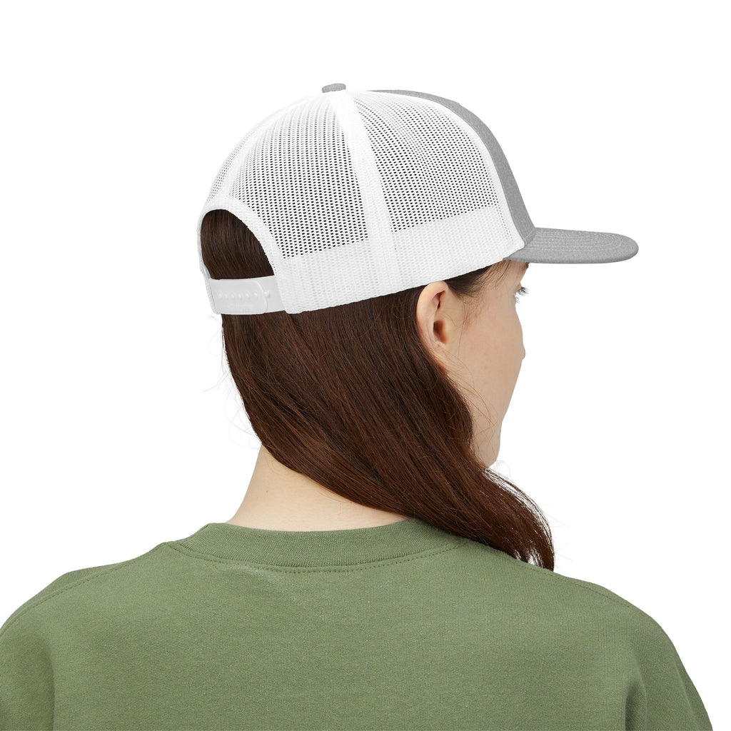 Me -uh- CRATS Signature Embroidered Retro Coin Logo Trucker Cap