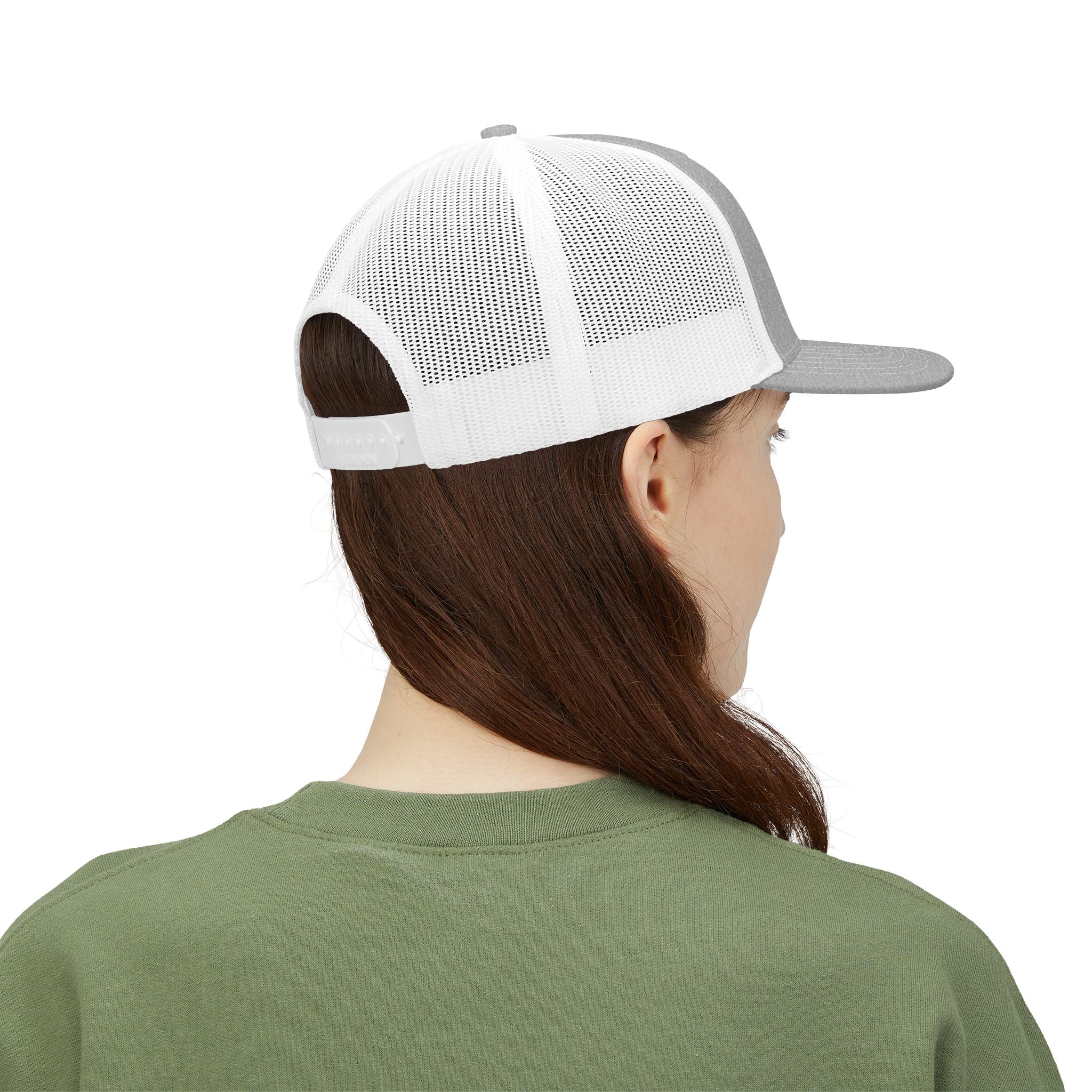 Me -uh- CRATS Signature Embroidered Retro Coin Logo Trucker Cap