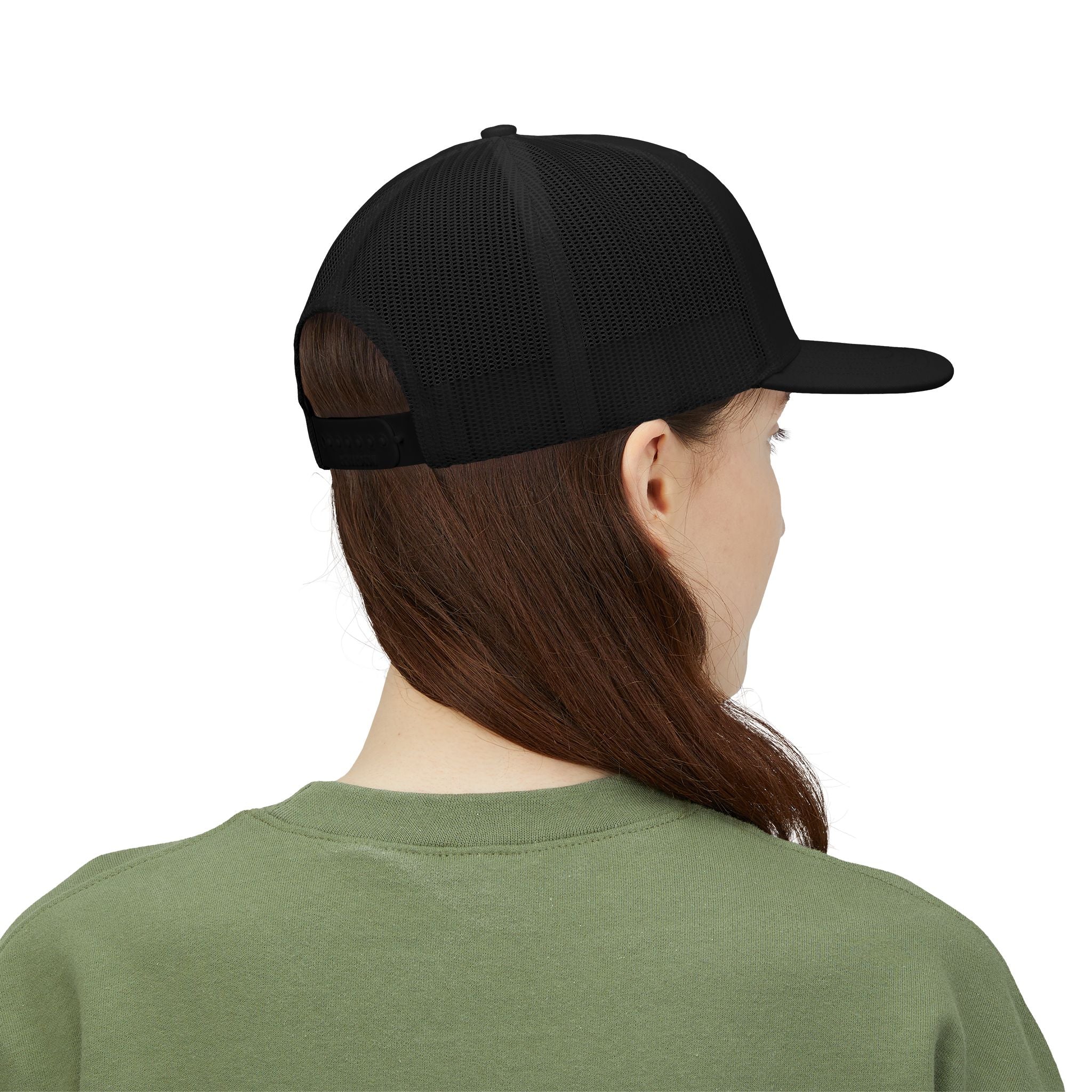 Me -uh- CRATS Signature Embroidered Retro Coin Logo Trucker Cap