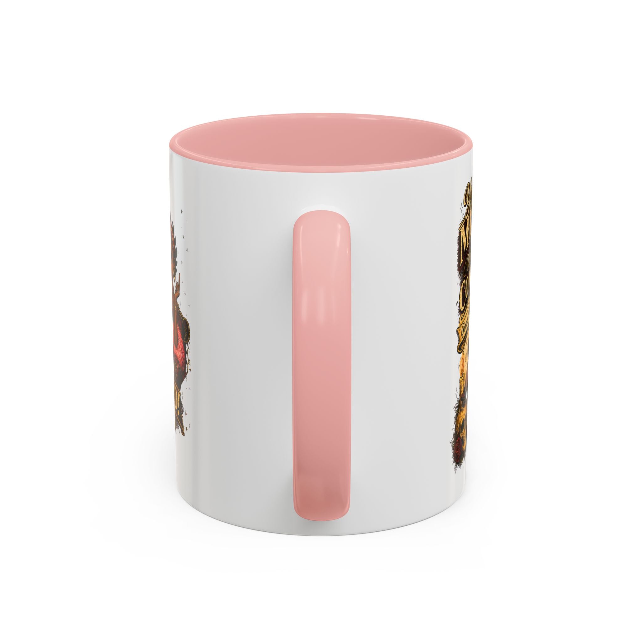 Accent Coffee Mug — "Your Misery Pays My Company" Vintage Pin-Up Gothic Coffee Mug
